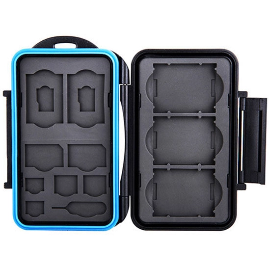Etui JJC MC-STMQ13 na karty 3x XQD, 2x SD, 3x Micro SD, 2x SIM, 2x Micro SIM, 2x Nano SIM