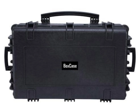 BoxCase Twarda walizka BC-763 z gąbką czarna (764830)