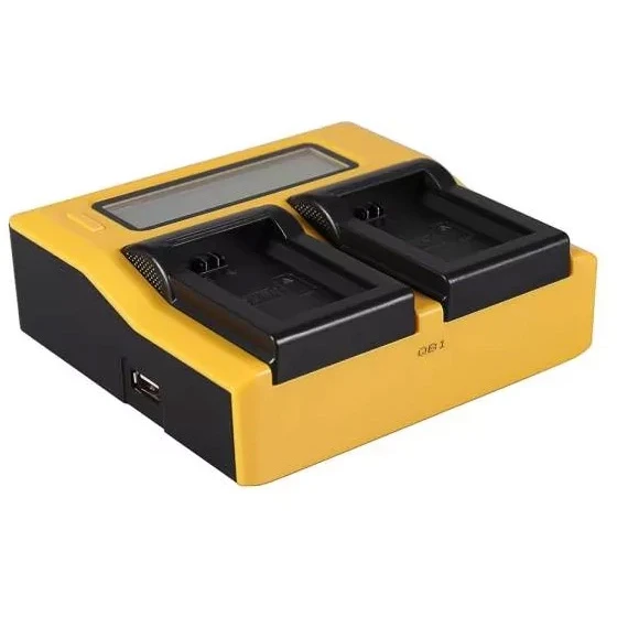 Ładowarka Patona podwójna ładowarka LCD USB do Sony NP-FM50 NP-F550 NP-F750 NP-F970