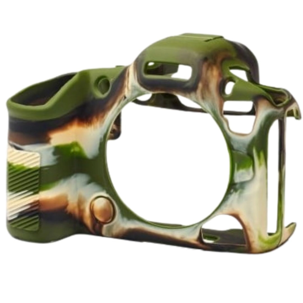 Zbroja EasyCover osłona gumowa dla Canon EOS R5 MKII camouflage