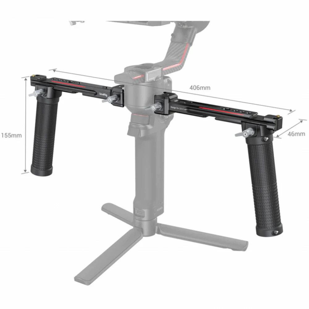 Smallrig Podwójny uchwyt Dual Handgrip do DJI RS 3 / RS 3 Pro / RS 4 / RS 4 Pro [3027]