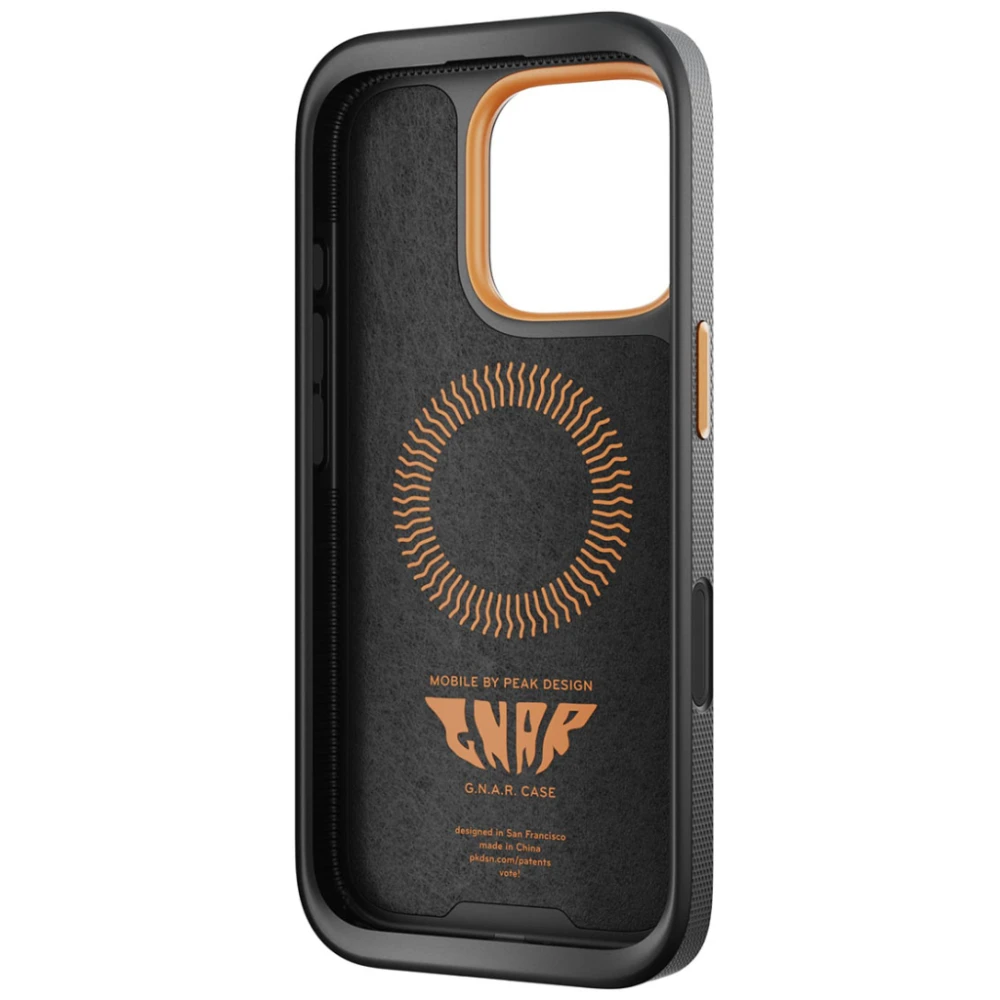 Peak Design Mobile Maximal GNAR Etui iPhone 16 Pro Black - Czarny