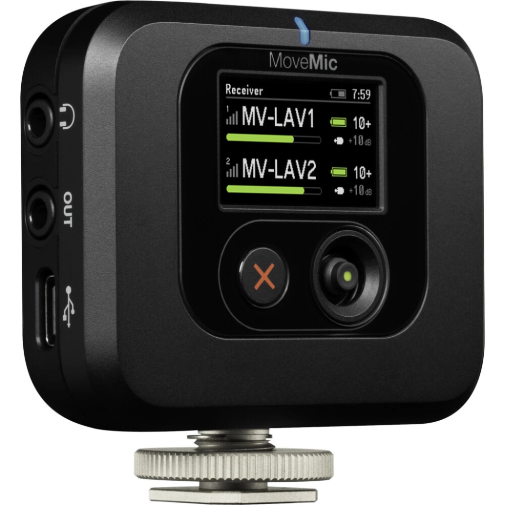 Shure Odbiornik nakamerowy MoveMic MV-R-Z6 bezprzewodowy na zimną stopkę