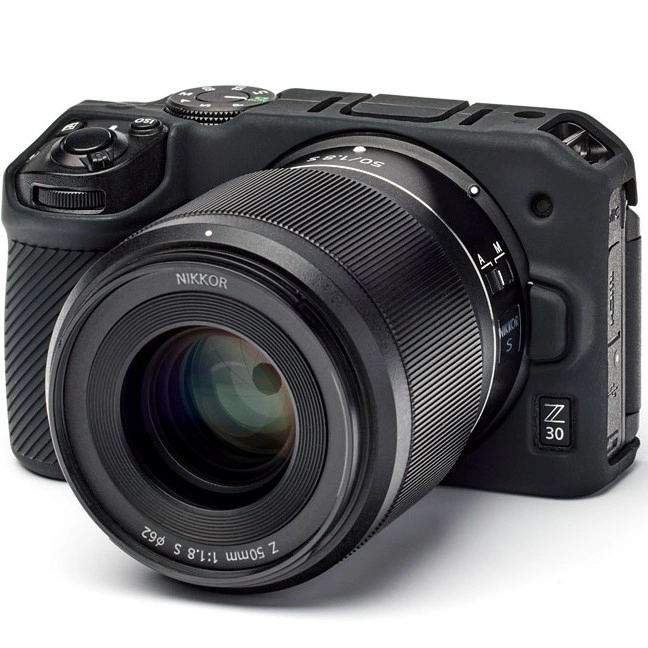 Zbroja EasyCover osłona gumowa dla Nikon Z30 czarna