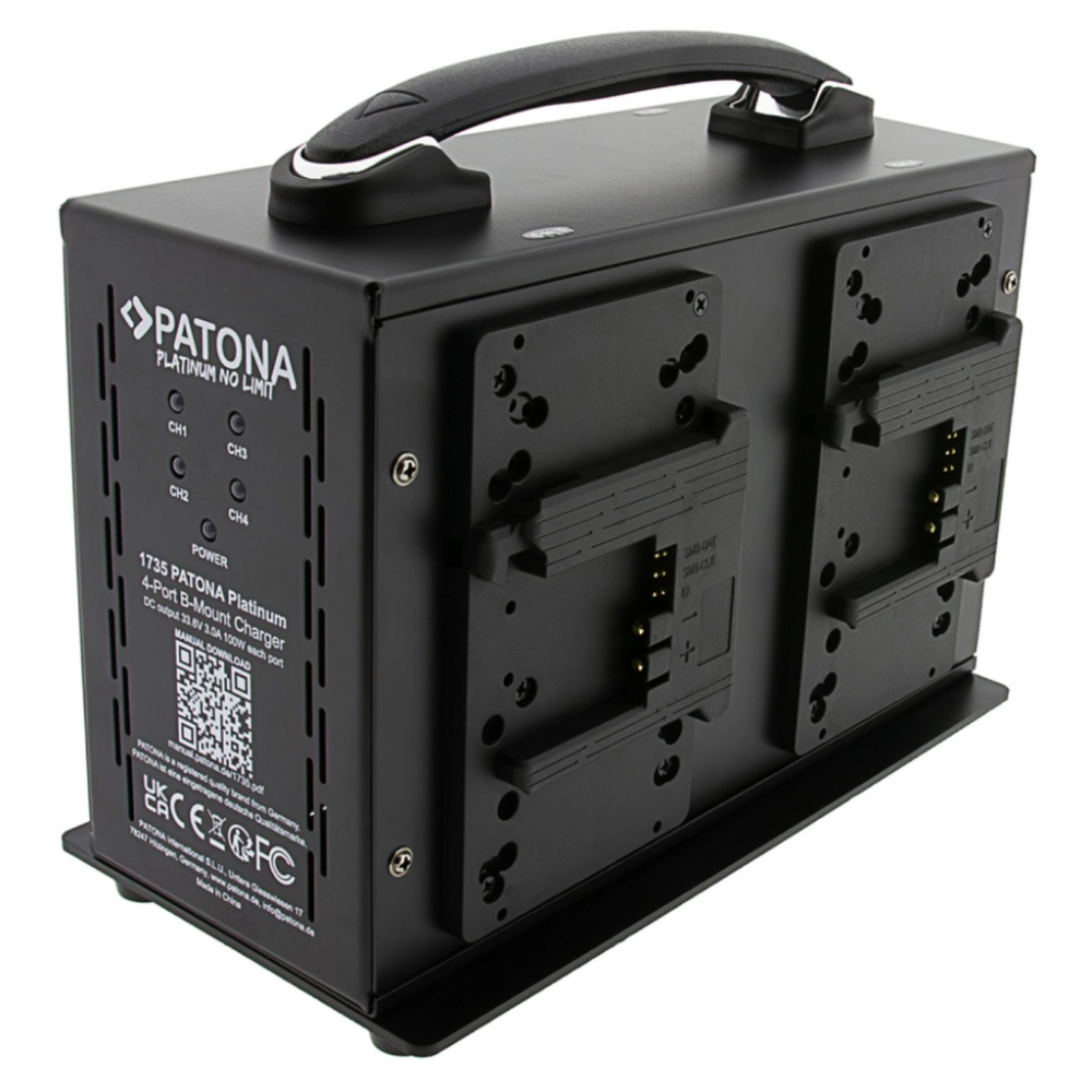 Ładowarka Patona Ładowarka 4-kanałowa Platinum do akumulatorów B-Mount 4x 3A [1735]