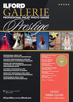 Papier Ilford Galerie Prestige Gold Fibre Gloss 310gsm A4