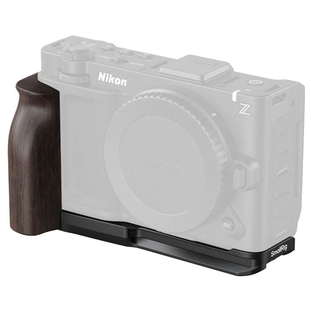 Smallrig płytka montażowa L z drewnianym uchwytem do Nikon Z8 [5906]