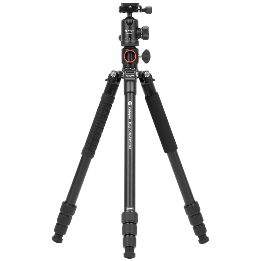 Statyw Fotopro X-go HR Chameleon z głowicą kulową FPH-52Q - czarny