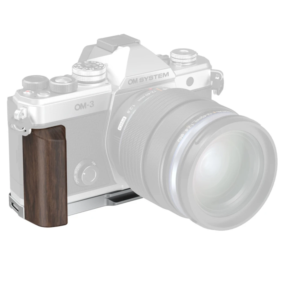 Smallrig drewniany uchwyt typu L shape do OM SYSTEM OM-3 [5563]
