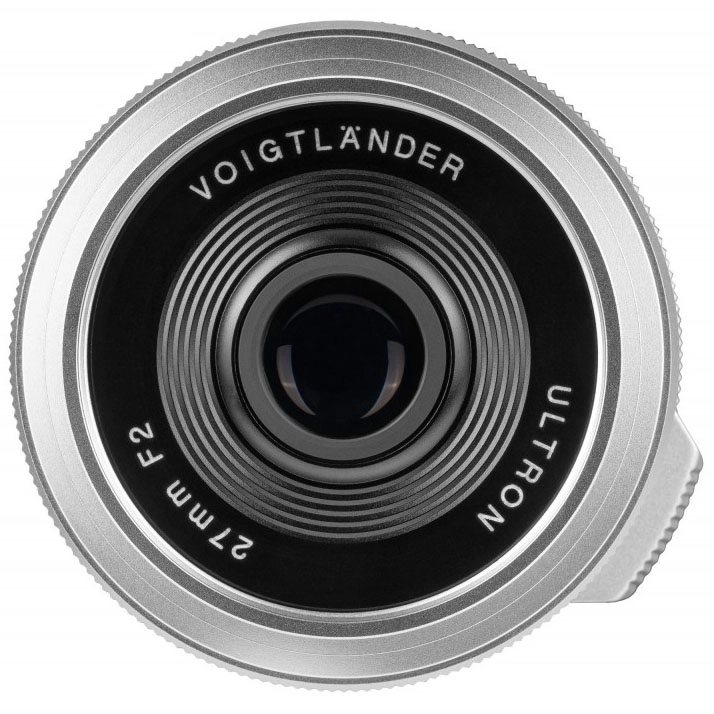Obiektyw Voigtlander Ultron 27 mm f/2 do Fujifilm X - srebrny