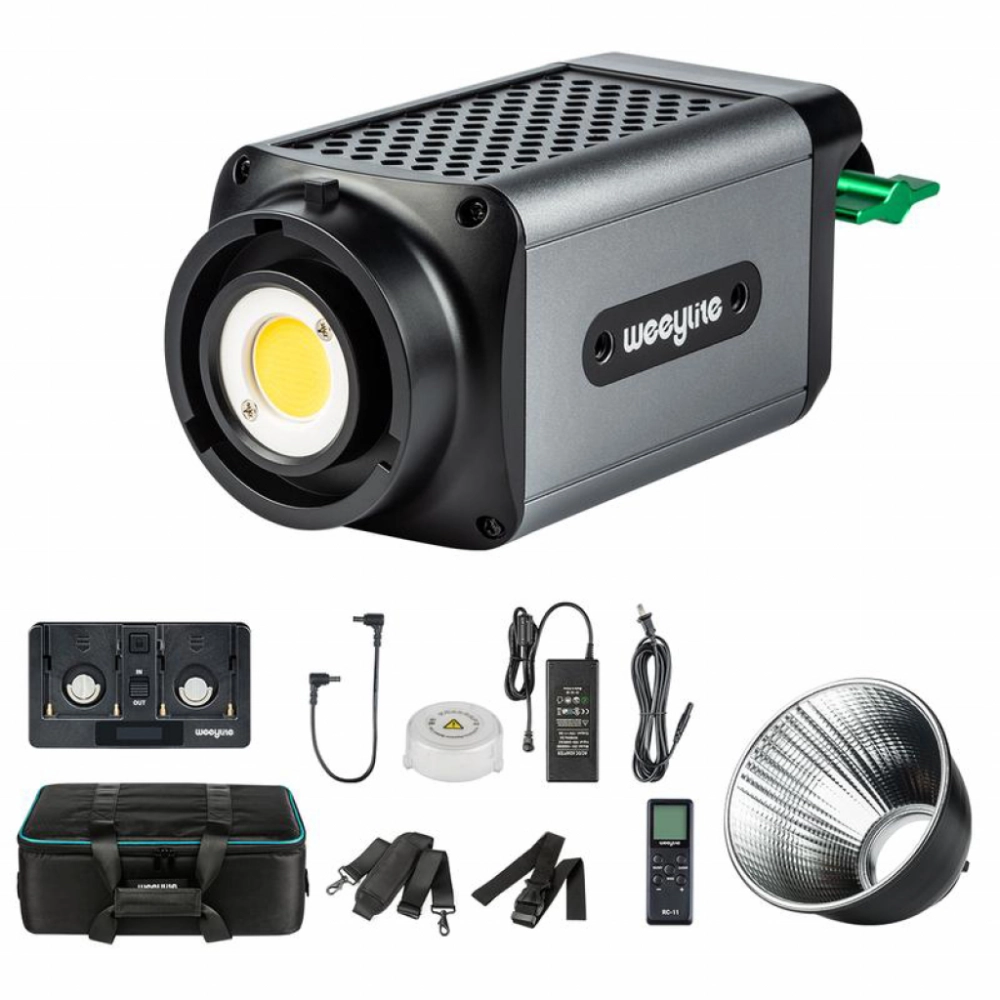 Lampa LED WEEYLITE Weeylite Ninja 300 Daylight 5600K Bowens + adapter bateryjny WB2 (2 x NP-F)