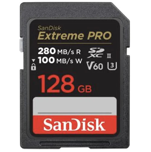 Karta pamięci Sandisk SDXC 128 GB EXTREME PRO 280MB/s C10 UHS-II V60