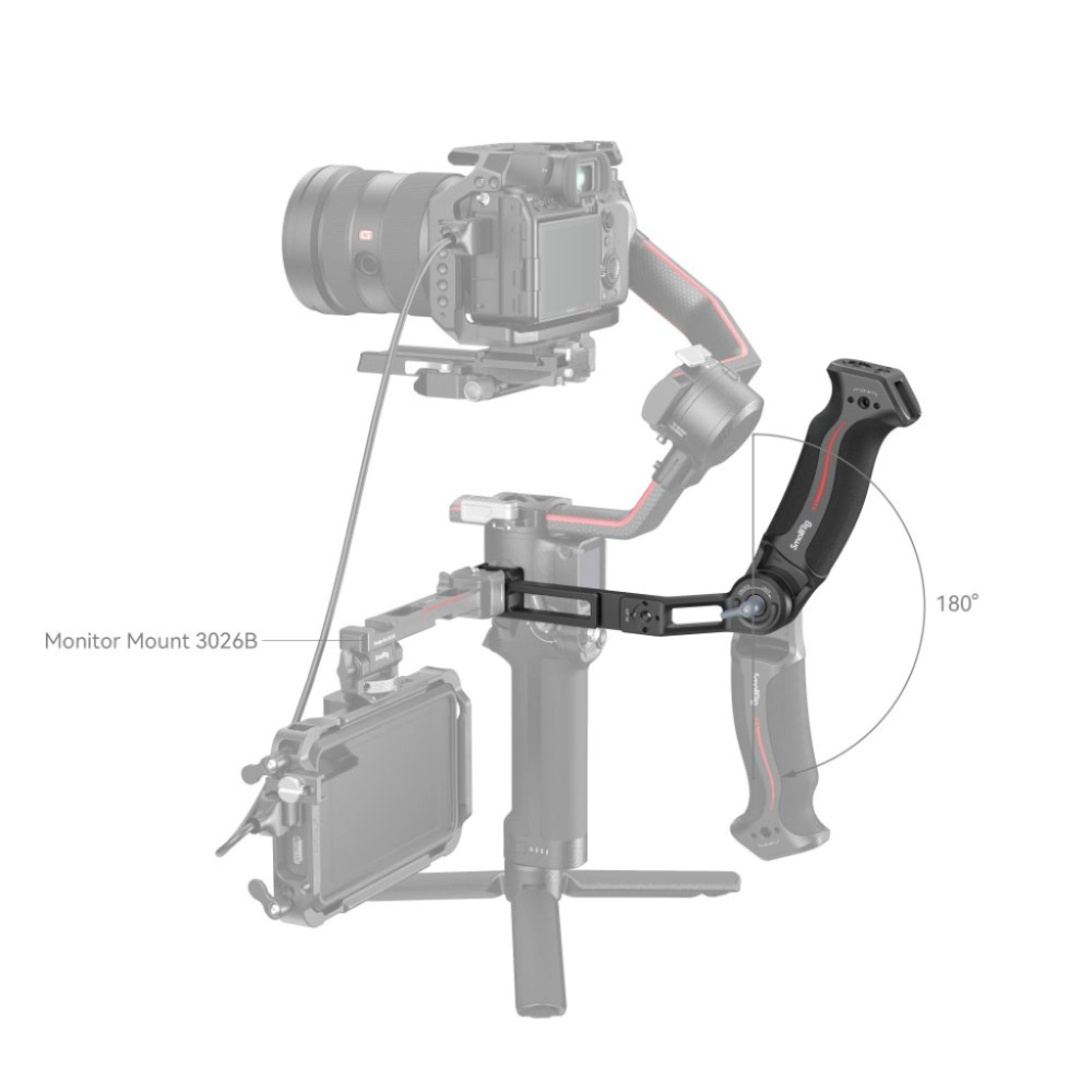 Smallrig Uchwyt Sling Handle do DJI RS 2 / RSC 2 / RS 3 / RS 3 Pro / RS 3 Mini / RS 4 / RS 4 Pro [3028C]