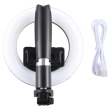 Puluz Selfie stick 3w1 z lampą pierścieniową LED 16cm PU531B