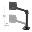 Ergotron NX Desk Monitor Arm - uchwyt biurkowy do monitora (czarny)