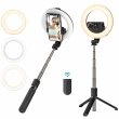 BlitzWolf Selfie stick z lampą pierścieniową BW-BS8 Pro