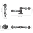 Smallrig Ramię przegubowe HawkLock H21 Quick Release Rosette Magic Arm 7 cala 