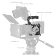 Smallrig klatka HawkLock do Canon EOS R6 V + płytka bateryjna V-Mount [6381]