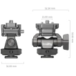 Smallrig Uchwyt do monitora HawkLock Quick Release Monitor Support z H21 Cold Shoe Mount