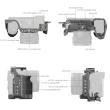 Smallrig Zestaw klatki z szybkozłączką HawkLock do Sony A 7C II / 7CR [5198]