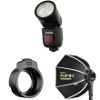 Lampa błyskowa Godox Zestaw V1 + Speedbox Flip20G dla Sony