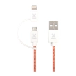 Xtorm Kabel dual MicroUSB i Lightning MFI