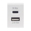 Xtorm Ładowarka sieciowa USB + USB-C biała