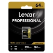 Karta pamięci Lexar Pro 64GB 1800x U3 V60 UHS-II