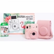 Aparat FujiFilm Instax Small BOX Mini 11 różowy +  wkład 10szt + pokrowiec