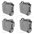 Smallrig Klatka operatorska do Canon EOS R5 / R6 / R5C / R6 Mark II z BG-R10 z Battery Grip Cage [3464B]