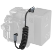 Smallrig Spiralny kabel danych USB-C prosty do USB-C kątowego [4792]