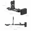 Smallrig adapter Compact Battery Mount Plate Kit do akumulatorów V-Mount [4063B]