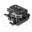 Smallrig Universal 15mm Rail Support Baseplate [2092B]
