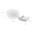 Smallrig Cold Shoe Adapter do serii Sony ZV z osłoną przeciwwietrzną (Biały)