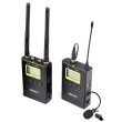 MeiKe system bezprzewodowy VK-WM210 UHF z mikrofonem krawatowym