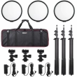 Lampa LED Viltrox LED VL-500T Bicolor Light Triple Kit