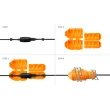 Tethertools Zabezpieczenie kabla JERKSTOPPER  Extension Lock Pomarańczowy (JS026ORG)