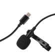 PULUZ  Mikrofon Jack Lavalier z klipsem 1,5m USB-C PU425 