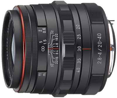Pentax 20-40 mm f/2.8-4 ED DC WR HD DA Limited czarny