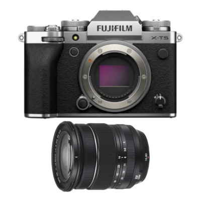 FujiFilm X-T5 + XF 16-80 mm f/4 OIS WR srebrny