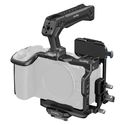 Smallrig klatka HawkLock do Canon EOS R6 V + płytka bateryjna V-Mount [6381]