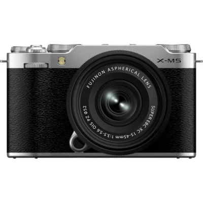FujiFilm X-M5 + XC 15-45 srebrny