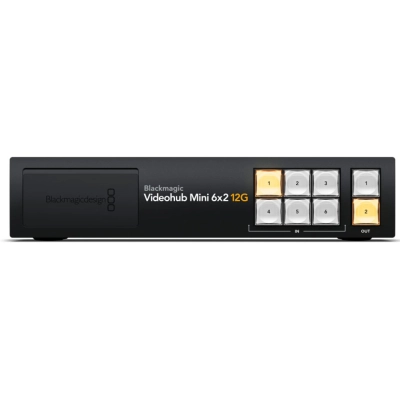 Blackmagic Videohub mini 6X2 12G