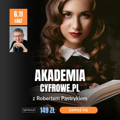 Cyfrowepl Portret z jedną lampą - Foto-spotkania z Robertem Pastrykiem w Łodzi
