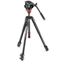 Statyw Manfrotto 190XV z wyciąganą kolumną + głowica 500AH (MVK500190XV) Pro Video
