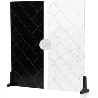 Tło plastikowe V-Flat World Duo Boards Zygzak Marmur Biały/Marmur Zygzak Czarny