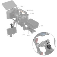 Smallrig Adapter szybkozłączka Drop-in Hawklock Universal mini Quick Release Ball Head 1/4-20 [3600]