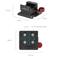 Smallrig Zacisk NATO do płytki szybkozłączki Arca-Swiss [MD4857]