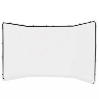 Tło materiałowe Lastolite Panoramic 4 m bez ramy White