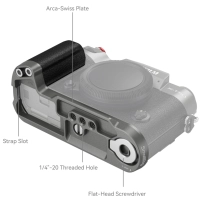 Smallrig Silicone L-Shape Grip do FUJIFILM X-T50 Charcoal Silver